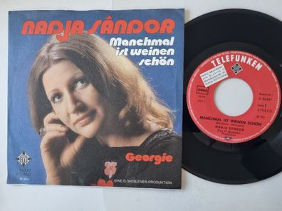 Nadja Sándor - Manchmal Ist Weinen Schön 7'' Vinyl Germany