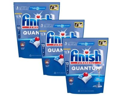 Finish Quantum All in 1 Regular Dishwasher Kapseln 3x100pcs