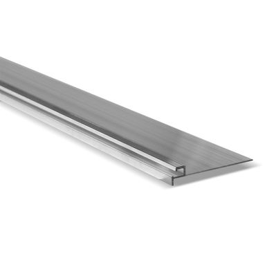 Befestigungsleiste Aluminium | Stange 2 m | Breite 105 mm