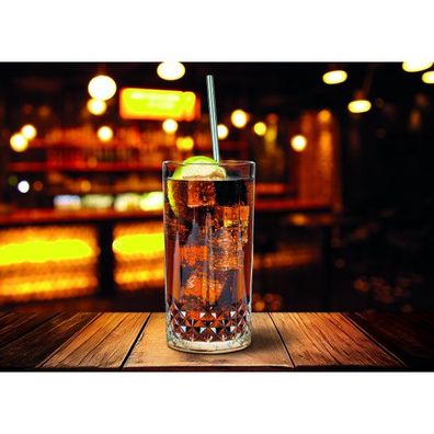 6 Trinkgläser 375ml Wassergläser Saftglas Longdrinkgläser Cocktailgläser A-2018