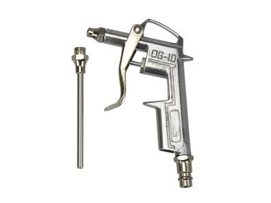 Druckluft-Ausblaspistole mit kurzer (25 mm) & langer (100 mm) Düse