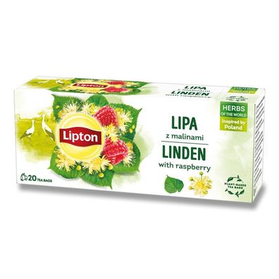 Lipton Linden mit Himbeere 20 Teebeutel
