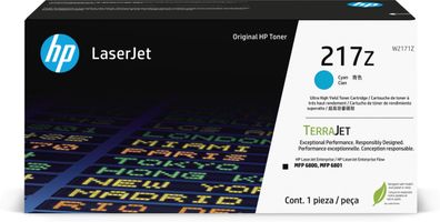 HP 217Z Cyan Orig. LaserJet Tonerkartusche, superhohe Reichw
