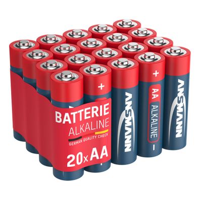 Ansmann 5015548 RED Alkaline-Batterie, Mignon (AA), LR6, 20er Box