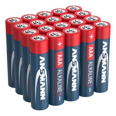 Ansmann 5015538 RED Alkaline-Batterie, Micro (AAA), LR03, 20er Box
