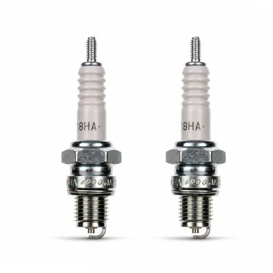 2 Zündkerze NGK D8HA 7112 Motorrad Moped für Honda CB 125 K CB125 CT90