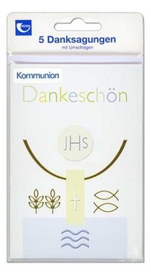 Danksagung "Kommunion" - 5 Stück