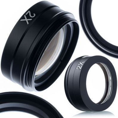 Rosfix Mikroskoplinse Earth Pro 2X – 42 mm Gewinde | Vergrößerung 2X