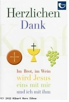 Konfirmation - Danksagung mit Innentext - 5 Stück