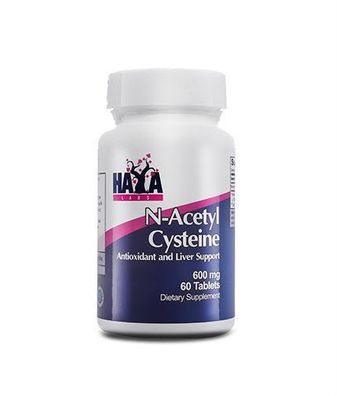 HAYA LABS N-Acetyl L-Cysteine --- 60 tabs x 600 mg