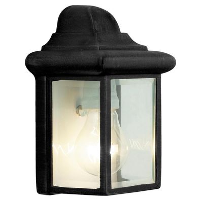 Brilliant Wandleuchte "NISSIE" E27 IP23 Metall anthrazit 22x14,5cm 91018A06