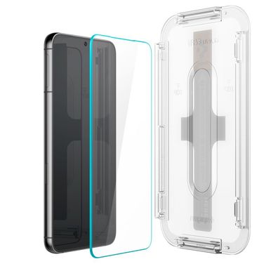 Spigen Glas. tR EZ Fit Panzerglas für Samsung Galaxy S23 - 2er Pack