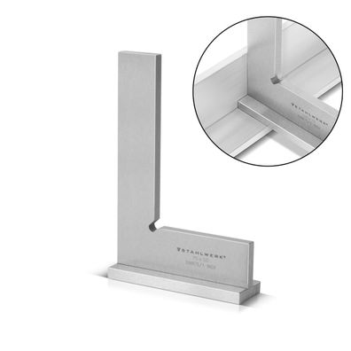 Stahlwerk Anschlagwinkel 90° 75 x 50 mm DIN 875/1 aus rostfreiem Edelstahl