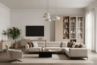 Modernes Ecksofa in L-Form mit elegantem Design und hohem Komfort