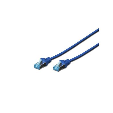 Digitus CAT 5e SF/UTP Patchkabel, 5m, blau