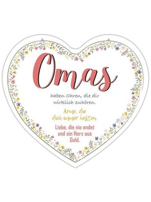 Herz Blechschild Ein Herz aus Gold HB005