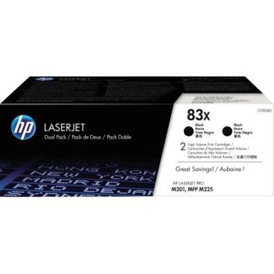 HP HP Cartridge No 83X HP83X HP 83X Black Schwarz (CF283XD)