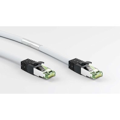 Patchkabel CAT8.1 S/FTP (PiMF) (weiß, 1 Meter)