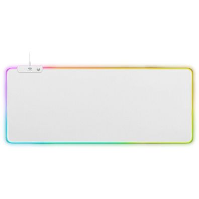 Deltaco Gaming Mauspad USB, RGB, weiß
