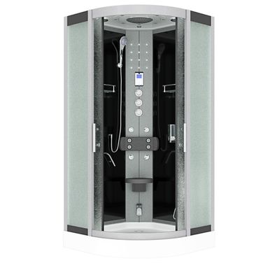Dampfdusche Dusche Duschkabine D58-23M3-ALL Duschtempel Sauna 100x100 cm