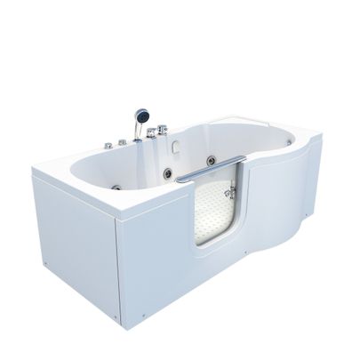 Seniorenwanne mit Tür Whirlpool S12-WP-L Badewanne 170x85cm