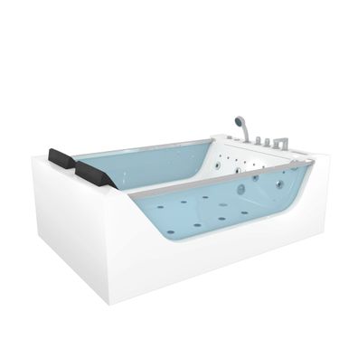 Whirlpool Pool Badewanne Wanne W40-ALL 180x120cm Reinigungsfunktion