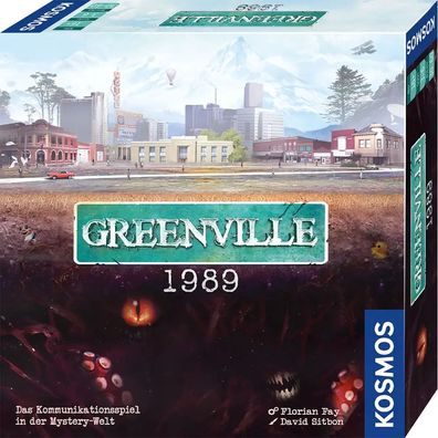 Kosmos Greenville 1989 Brettspiel Gesellschaftsspiel Familienspiel Kartenspiel
