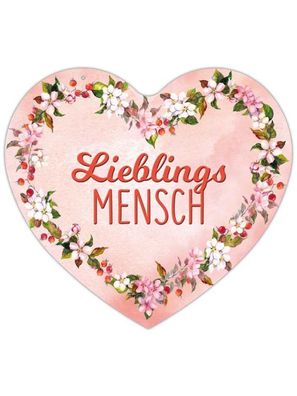Herz Blechschild Lieblingsmensch HB009