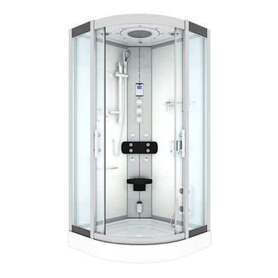 Dampfdusche Duschtempel Sauna Dusche Duschkabine D46-00T3 80x80 cm
