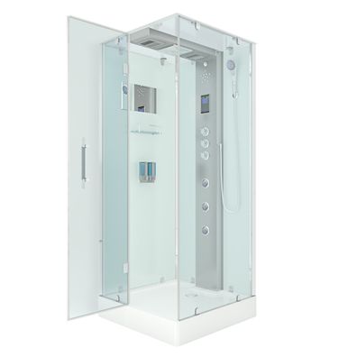 Dampfdusche Duschtempel Sauna Dusche Duschkabine D38-10L3-ALL 90x90 c