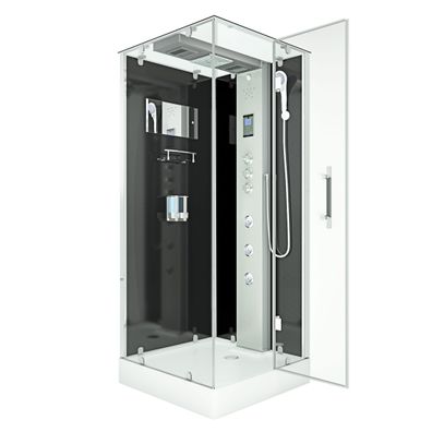 Dampfdusche Duschtempel Sauna Dusche Duschkabine D38-23R3-ALL 100x100