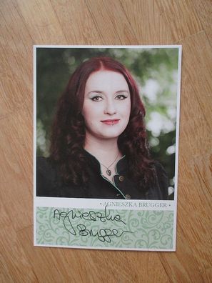 Die Grünen Politikerin Agnieszka Brugger - handsigniertes Autogramm!!!