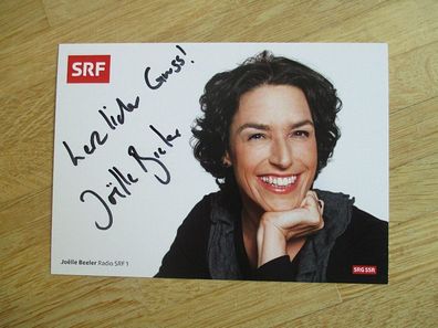 SRF Moderatorin Joelle Beeler - handsigniertes Autogramm!!!