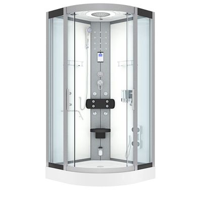 Dampfdusche Dusche Duschkabine D58-20T2-ALL Duschtempel Sauna 100x100 cm