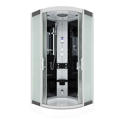 Dampfdusche Duschtempel Sauna Dusche Duschkabine D46-13M2 90x90 cm
