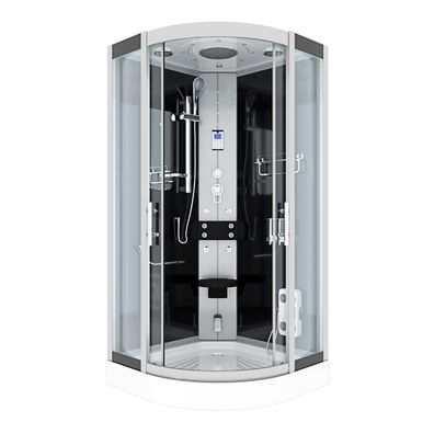 Dampfdusche Duschtempel Sauna Dusche Duschkabine D46-03T2 80x80 cm