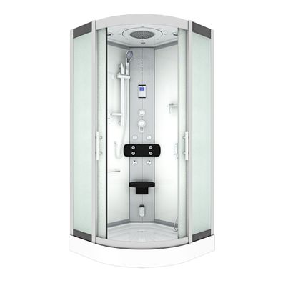 Dampfdusche Duschtempel Sauna Dusche Duschkabine D46-00M2 80x80 cm
