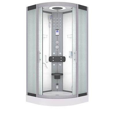 Dampfdusche Dusche Duschkabine D58-00M2-ALL Duschtempel Sauna 80x80 cm