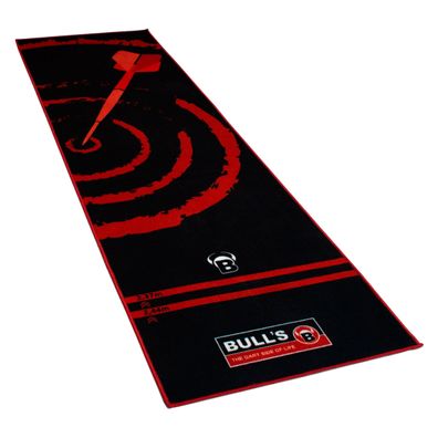 Dart Teppich Carpet Mat 140 mit Antirutsch, 280x80cm, Rot