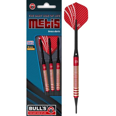 Softdart Bull's, Metis, Messing, 18g, Rot