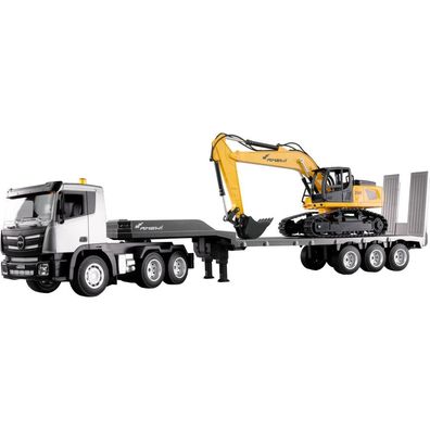 Amewi 2-in-1 Tieflader/Bagger-Set G836E/G041E 1:24 RTR