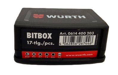 Bitbox C 6,3 (1/4) - 17 teiliges Bit Set mit Bithalter | RW, PH, PZ, TX, Innensechska