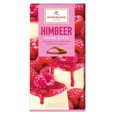 Niederegger Schokoladentafel Himbeer-Panna Cotta