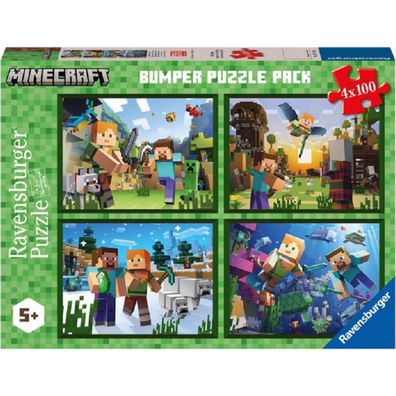 Minecraft-Puzzle 4x100pzs