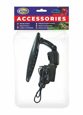 Aqua Nova Nano-LED Lampe schwarz für Becken bis 21 Liter Aquarium Beleuchtung