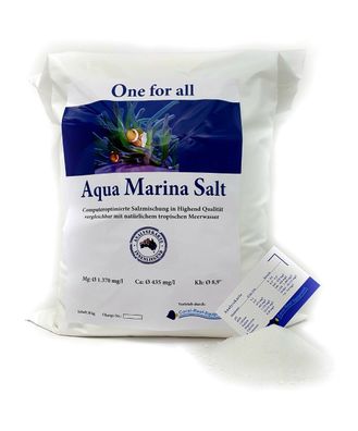 Coral Reef Aqua Marina Salt / Salz 5kg Beutel - Meerwasser One for all Meersalz