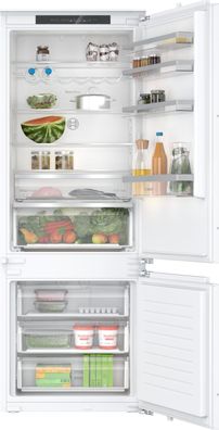 Bosch Série 4, Réfrigérateur-congélateur encastrable avec partie congélation en bas,