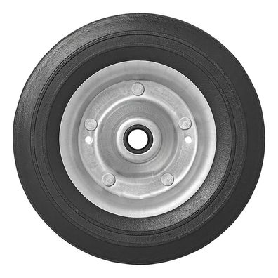 341541 Ersatzrad für Stützrad Metall-Felge mit Vollgummi-Reifen 200x60mm