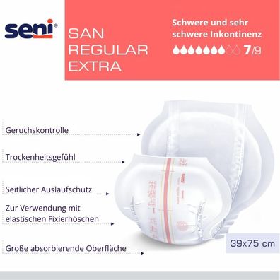 Seni San Regular Extra Vorlagen 30 Stück