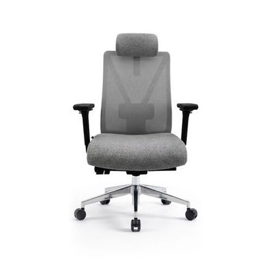 JAN NOWAK Ergonomischer Bürostuhl in Grau mit Netzbezug VECTOR